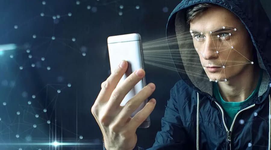 Smartphone face unlock working offline using on-device AI