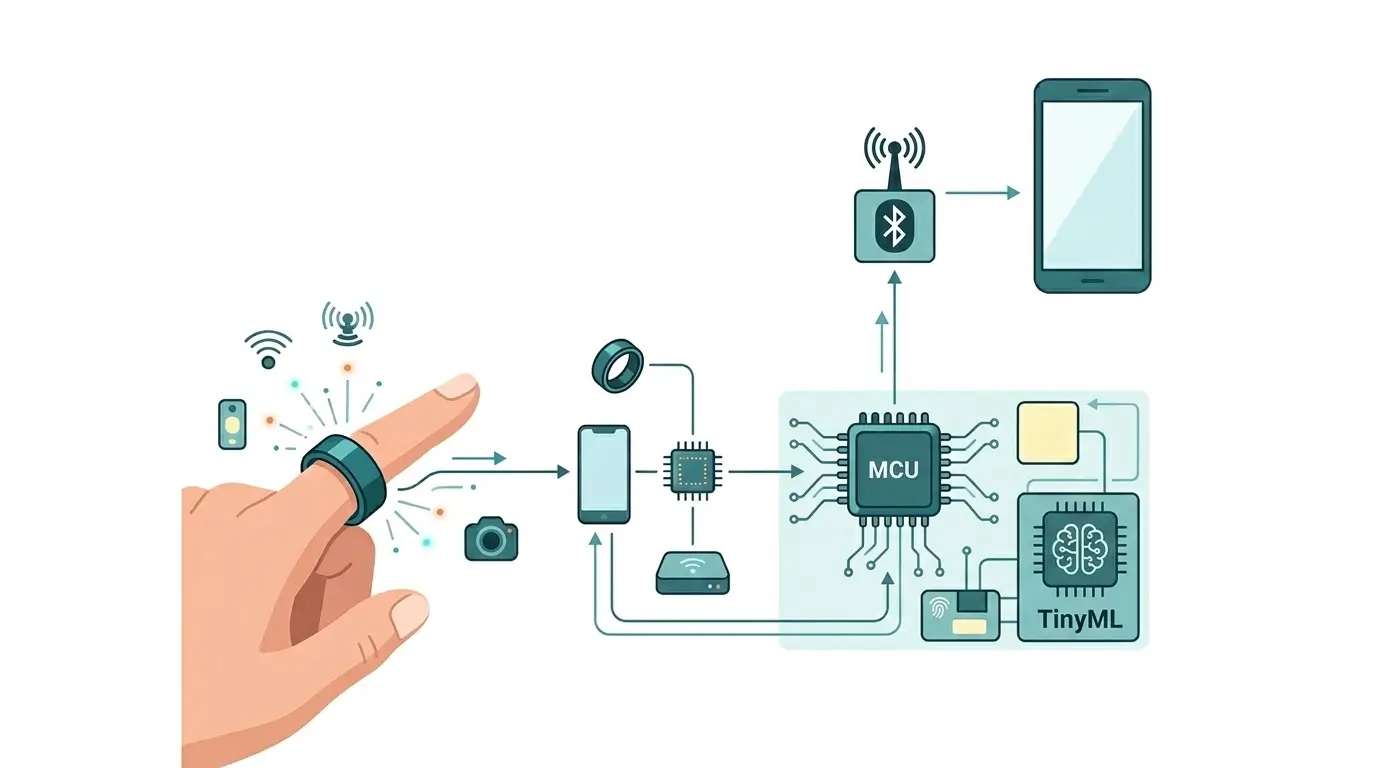 AI Smart Rings Explained conceptual system illustration