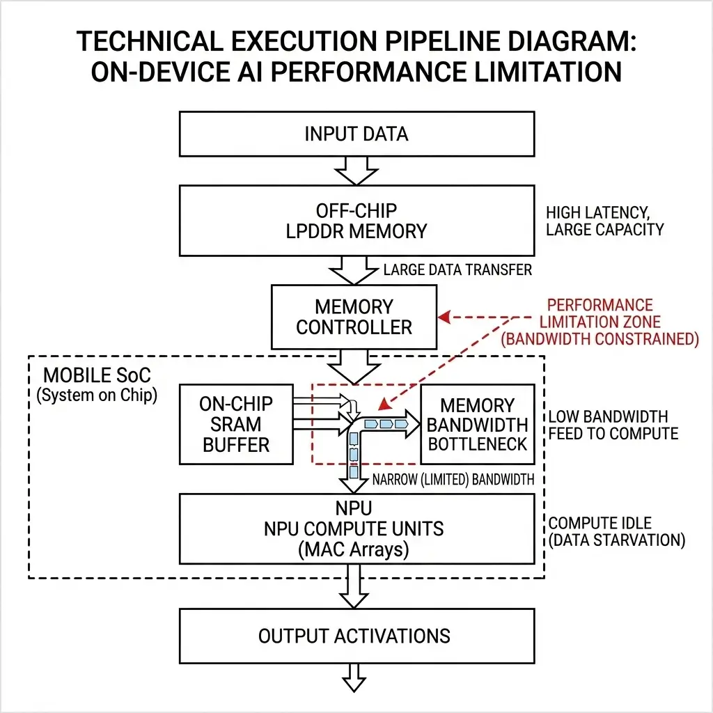 Why Memory Bandwidth Limits On-Device AI More execution pipeline engineering diagram