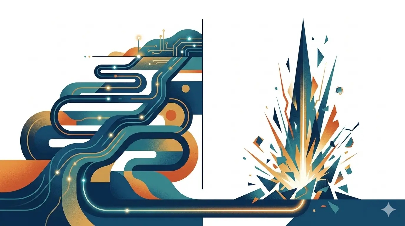 Sustained AI Performance vs Peak TOPS engineering diagram showing AI execution architecture